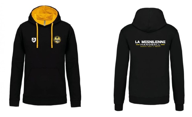 Sweat en coton officiel du club La Mesnilienne Handball